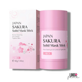 Máscara Facial Argila Rosa Sakura -  Limpa e hidrata profundamente a pele